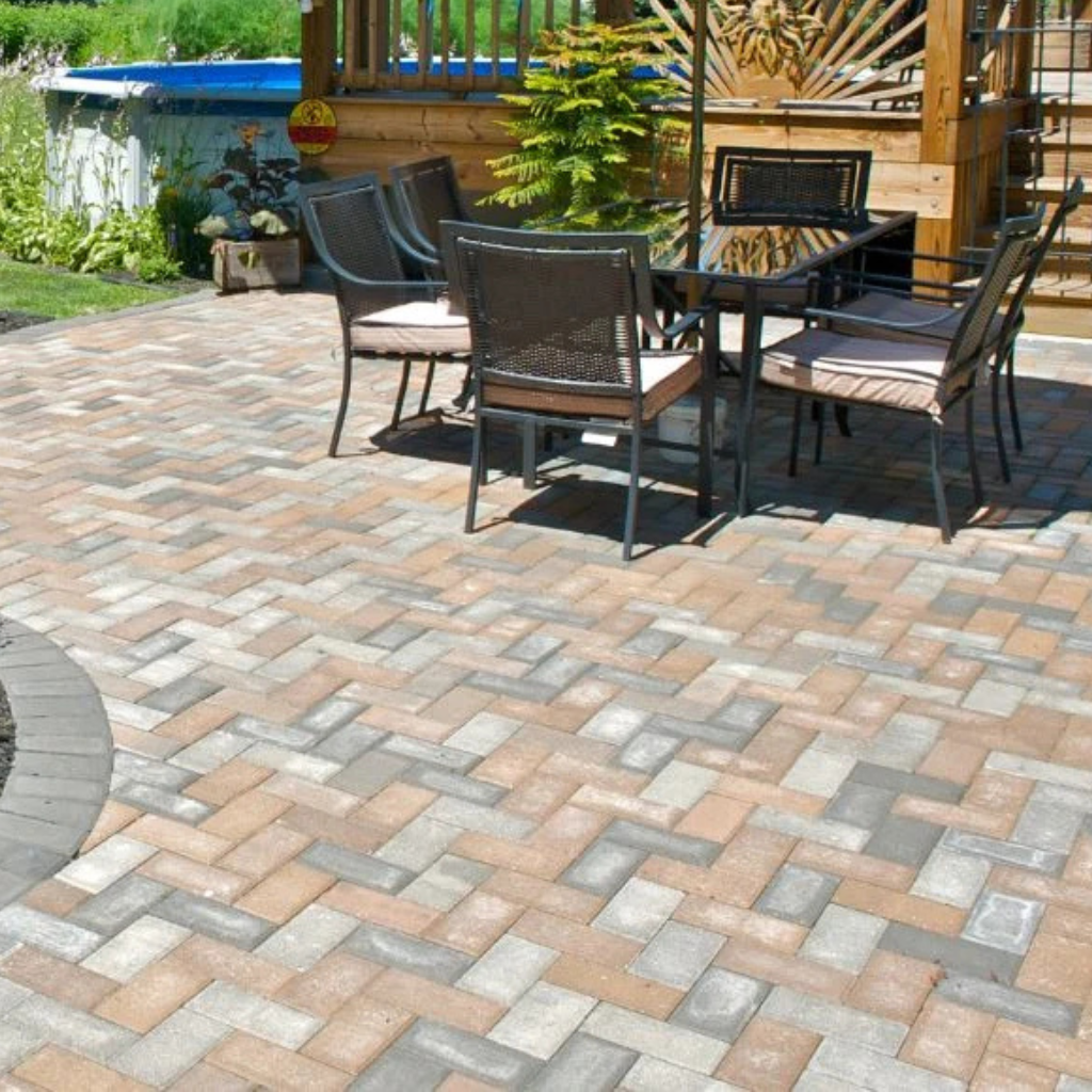 Paved patio in Wrexham
